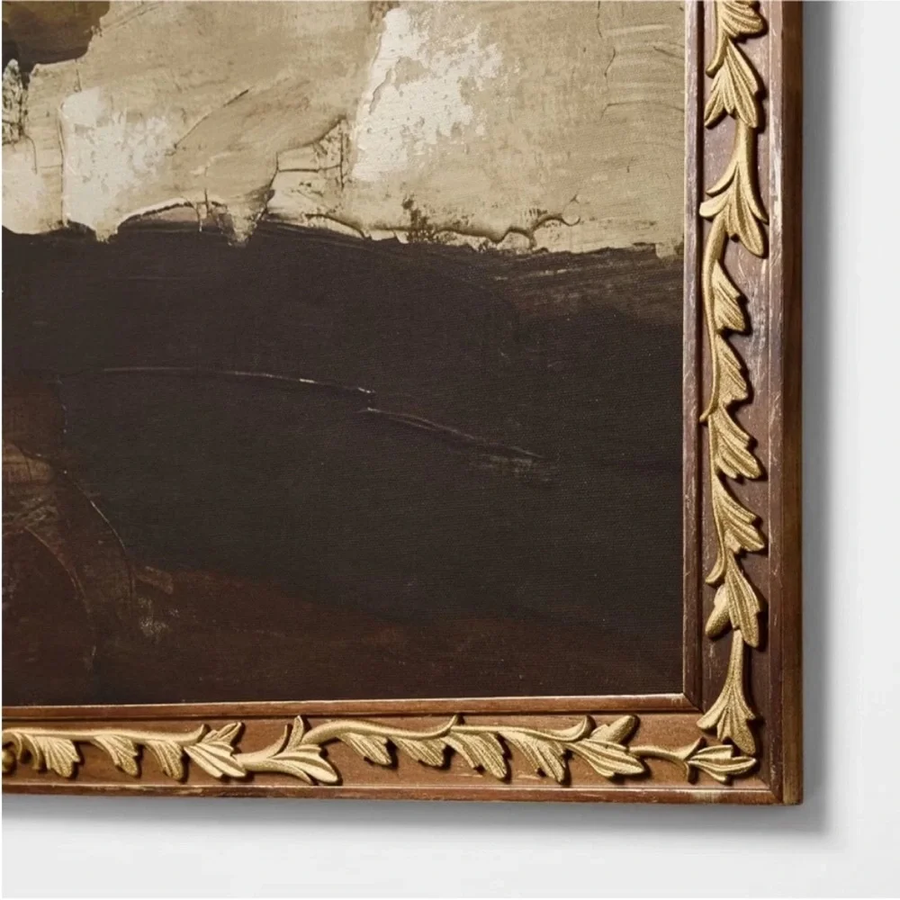 STUDIO MCGEE NWT dark modern abstract wall art -28” - Picture 3 of 5